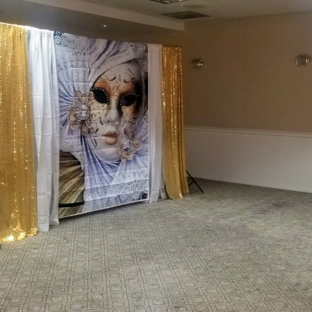 Masquerade backdrop